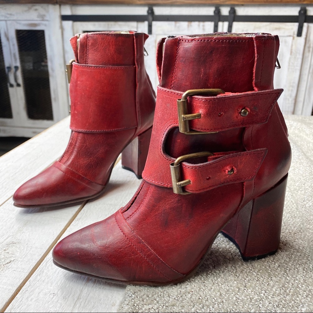 SOLD Freebird By Steven Joey Leather Ankle Boot - Picture 2 of 16